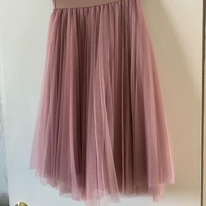 Dusty rose tulle skirt women’s medium